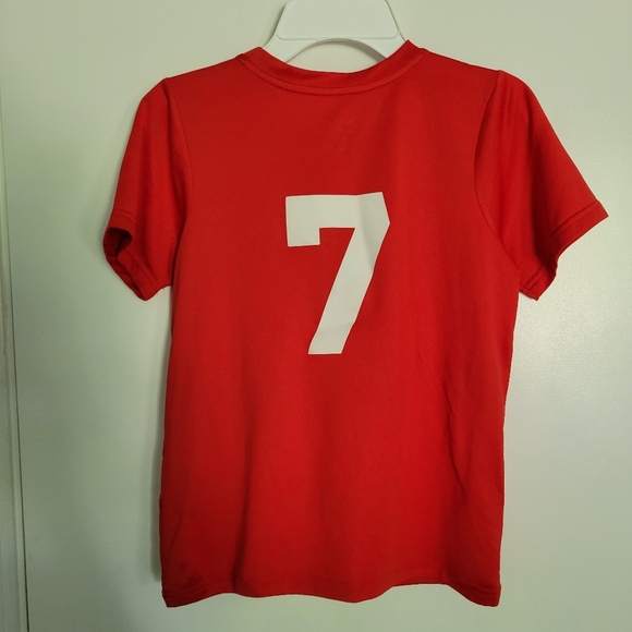 Nike Red Los Angeles Angels Youth T Shirt Number 7 Size S - Picture 5 of 5